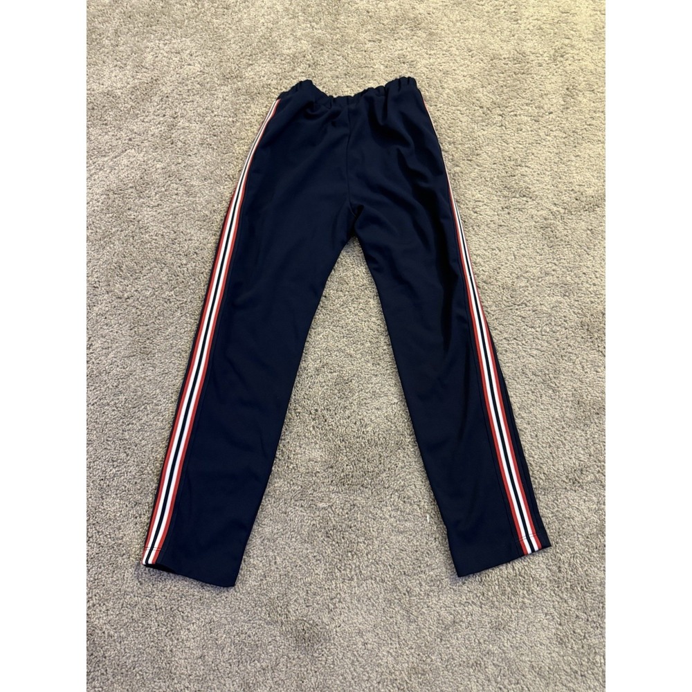 Sensational Collection Women's Blue Pinstripe Spandex Pants - Medium